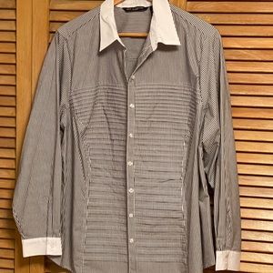 Tuxedo striped shirt